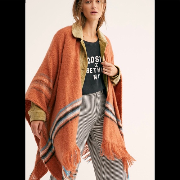 Free People Sweaters - Free People Wrap OS Orange